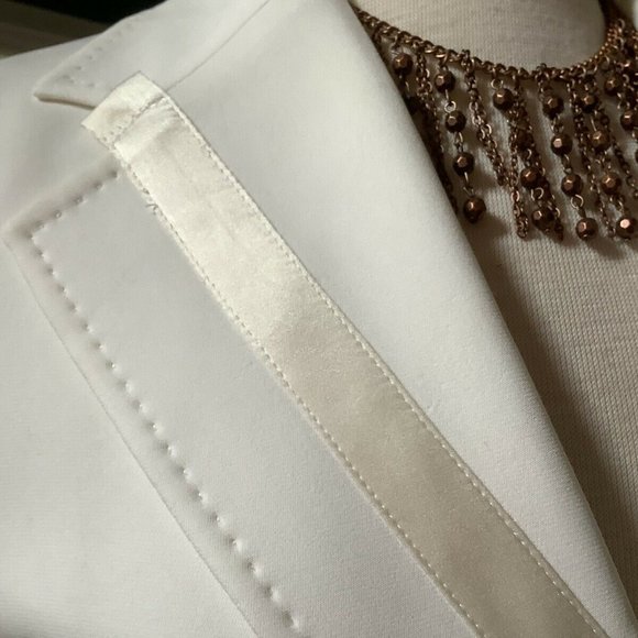 VALENTINO ROMA TUXEDO STYLE WHITE JACKET - Picture 7 of 7